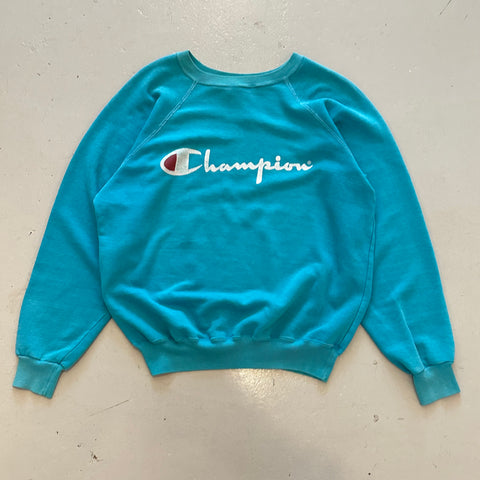 Vintage 80s Champion Sweatshirt Teal