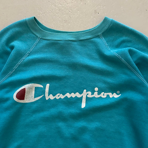 Vintage 80s Champion Sweatshirt Teal