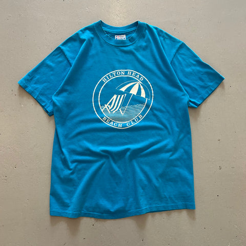 Vintage 90s Hilton Head Beach Club T-Shirt
