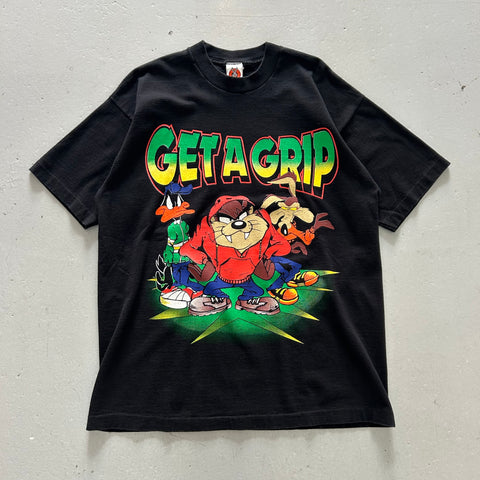 Vintage 90s Looney Tunes 'Get A Grip' T-Shirt