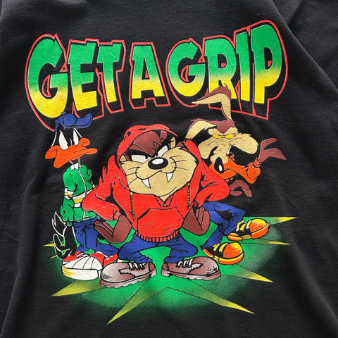 Vintage 90s Looney Tunes 'Get A Grip' T-Shirt