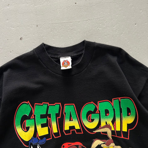 Vintage 90s Looney Tunes 'Get A Grip' T-Shirt