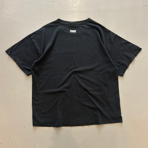 Vintage 2000s The Sopranos Logo T-Shirt Black White