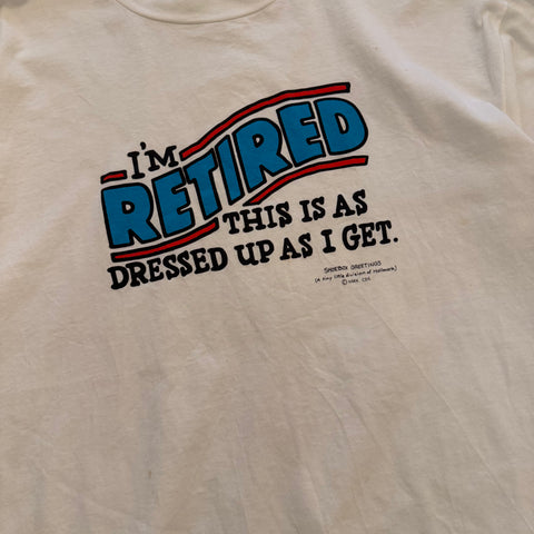 Vintage 90s I'm Retired T-Shirt