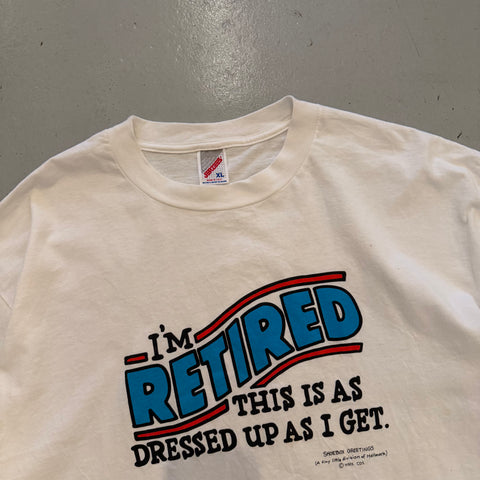 Vintage 90s I'm Retired T-Shirt