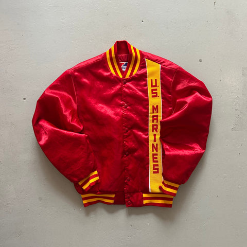 Vintage 80s U.S. Marines Satin Jacket