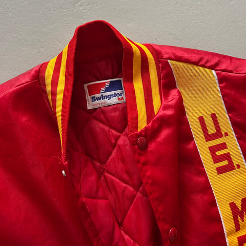 Vintage 80s U.S. Marines Satin Jacket