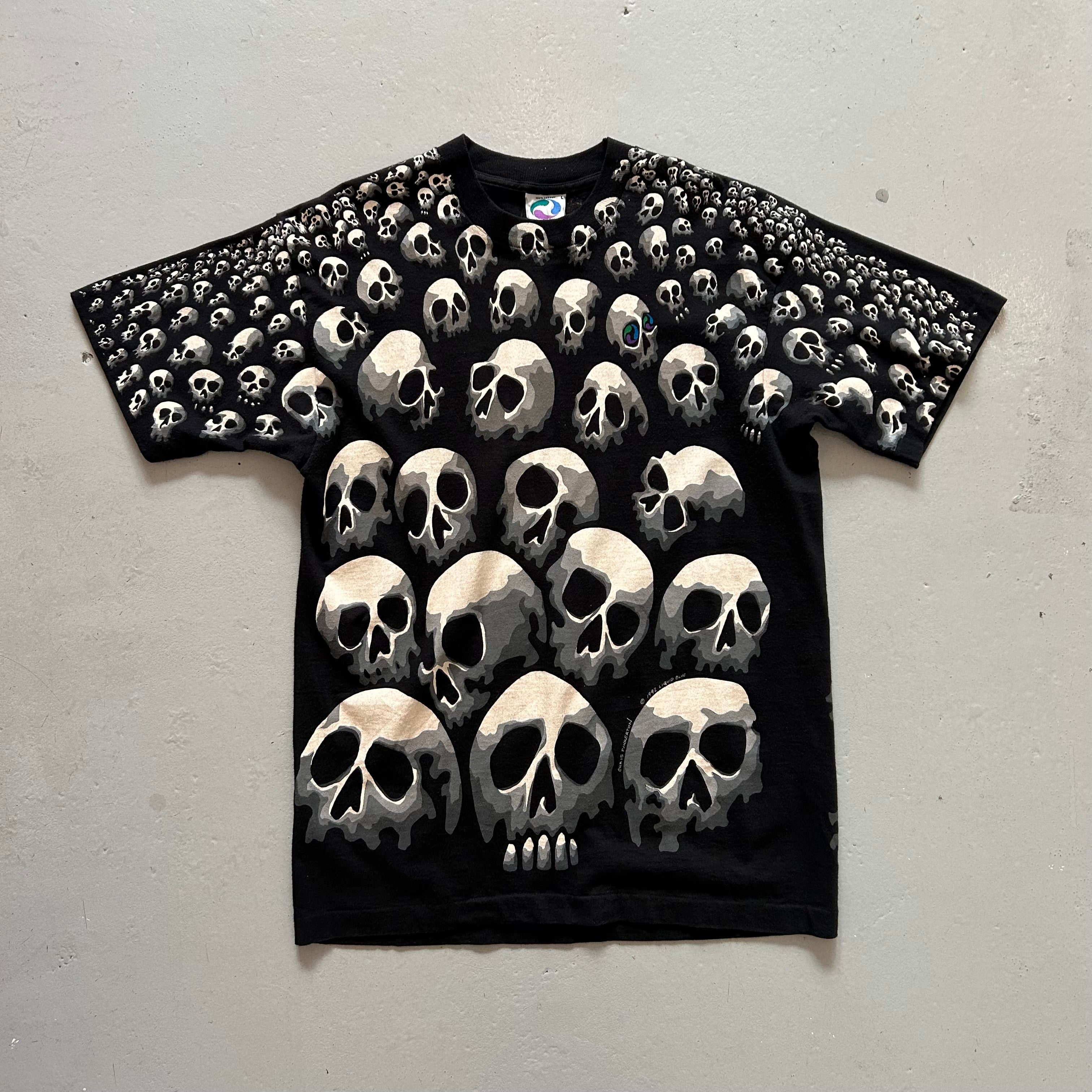 Vintage 1992 Chris Pinkerton Skulls T-Shirt – Sabbatical Vintage
