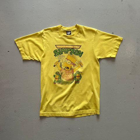 Vintage 90s Teenage Mutant Ninja Simpson T-Shirt