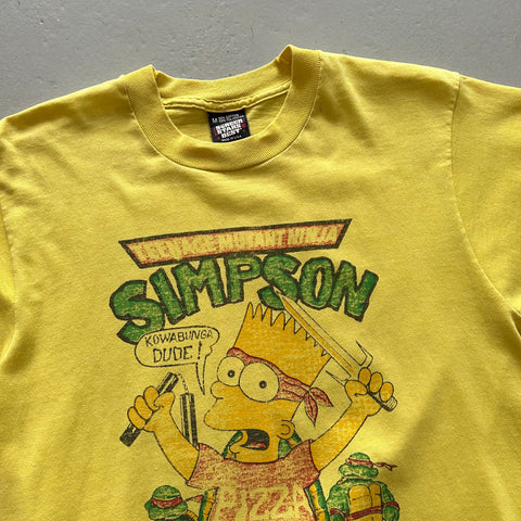 Vintage 90s Teenage Mutant Ninja Simpson T-Shirt