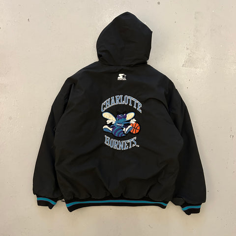 Vintage 90s Starter Charlotte Hornets Jacket