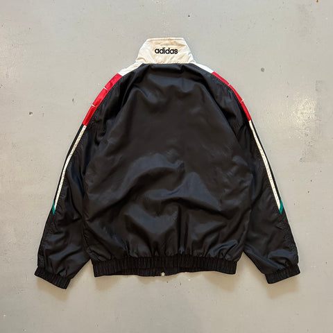 Vintage 90s Adidas Track Jacket Black Red Green