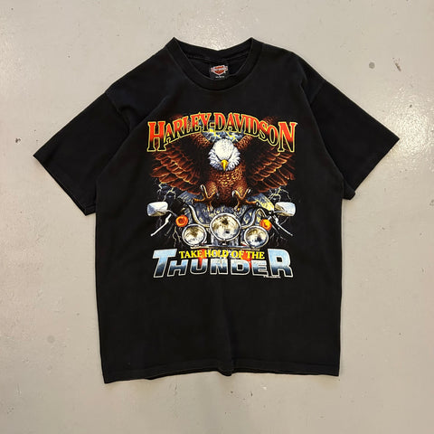 Vintage 1992 Harley-Davidson Take Hold Of The Thunder T-Shirt