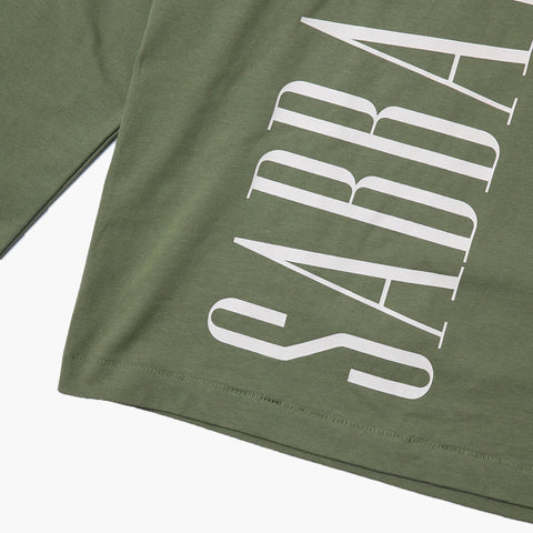 Sabbatical Logo Long Sleeve Shirt Army Green