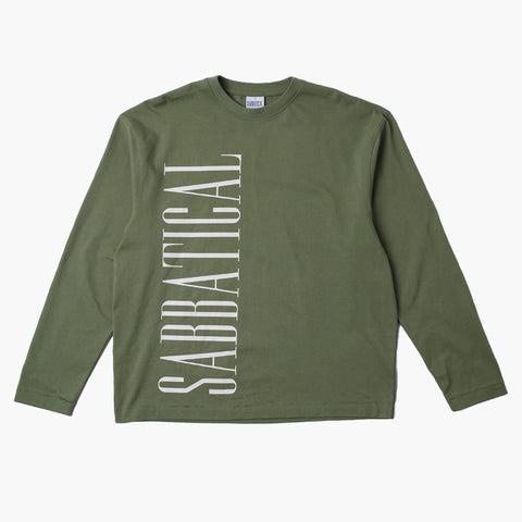 Sabbatical Logo Long Sleeve Shirt Army Green