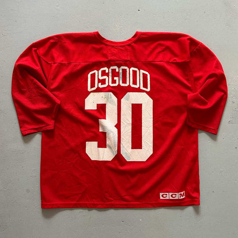 Vintage CCM Detroit Red Wings NFL Osgood 30 Jersey