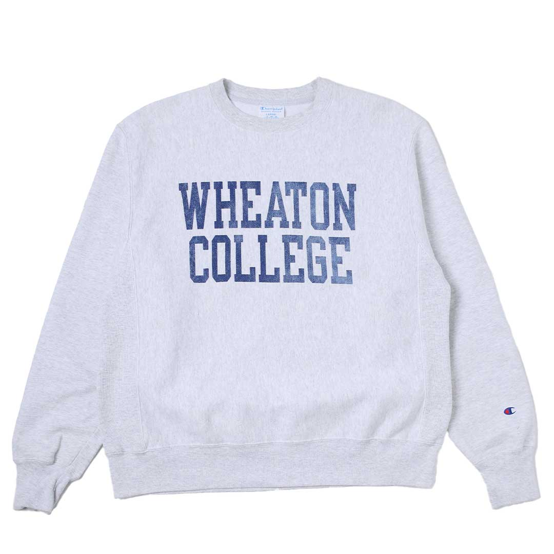 Shops VTG Champion Reverse Weave Wheaton College Thunder crewneck pullover sweatshirt