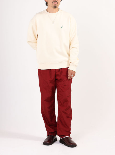 Sabbatical Script Logo Crewneck Vanilla Green
