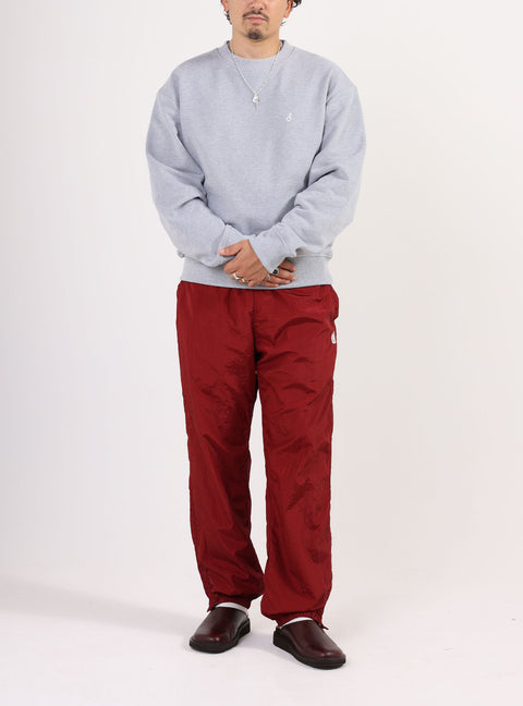 Sabbatical Script Logo Crewneck Heather Grey White