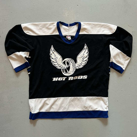 Vintage 90s Hot Rods Ice Hockey Jersey