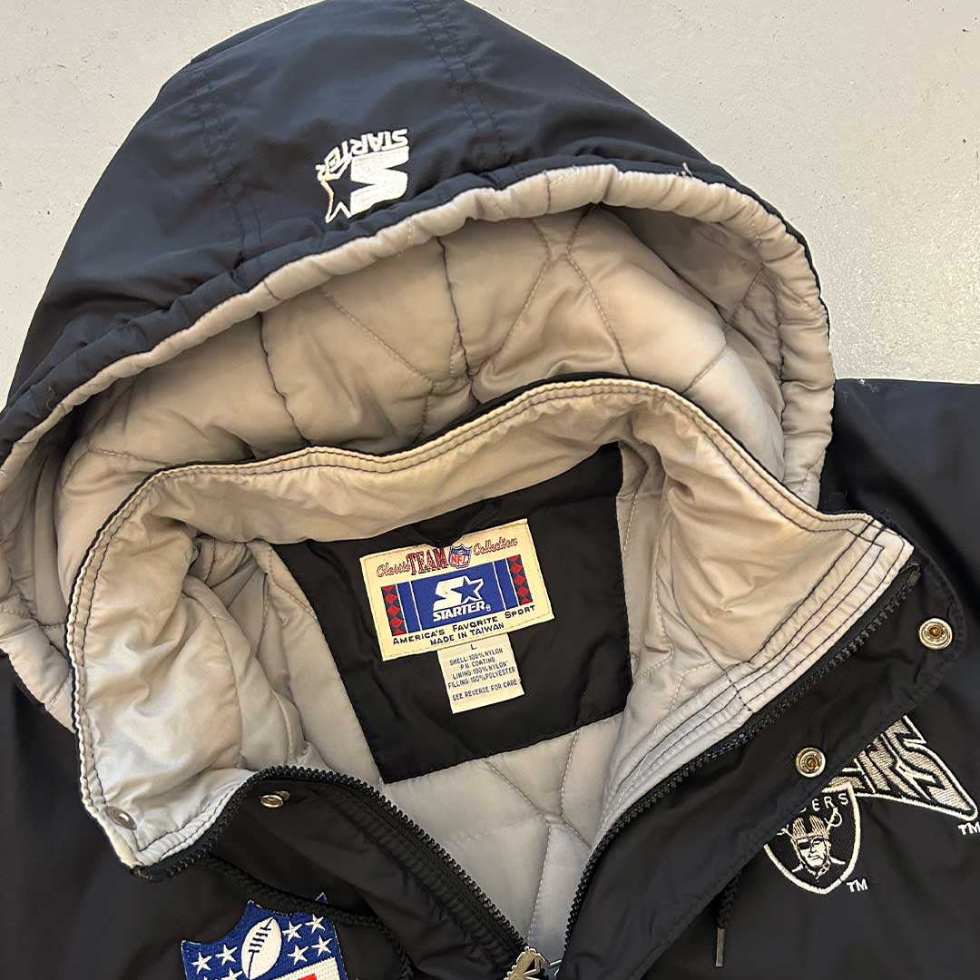 Vintage NFL Raiders Starter Jacket – Sabbatical Vintage