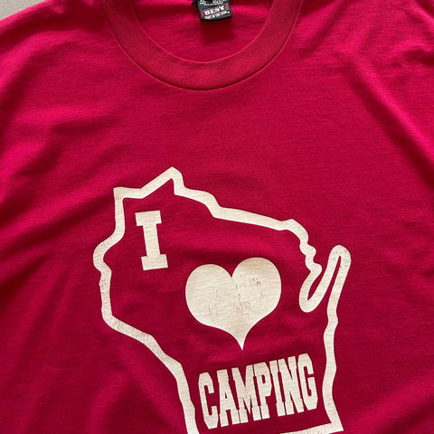 Vintage 90s I Love Camping T-Shirt