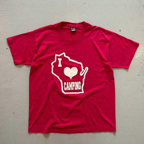 Vintage 90s I Love Camping T-Shirt