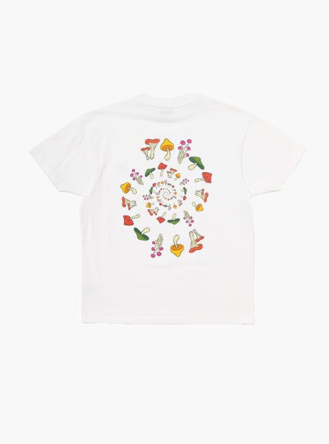 Sabbatical Dancing Shrooms T-Shirt White