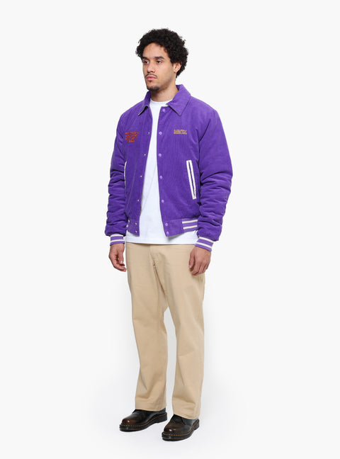 Sabbatical Free Information Varsity Jacket Purple Rain