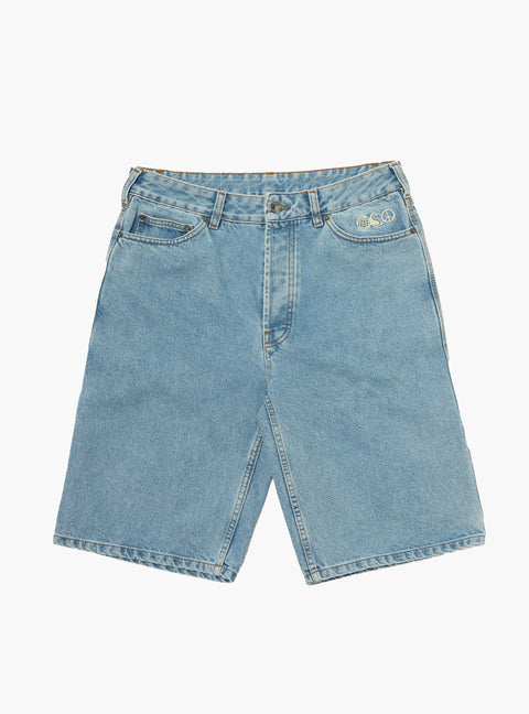 Sabbatical Carpenter Denim Short Washed Blue