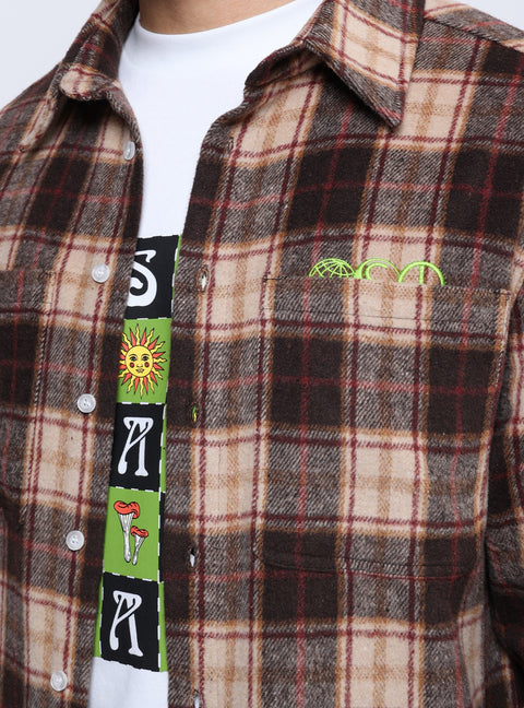 Sabbatical Trip Flannel Shirt Multi-Colour