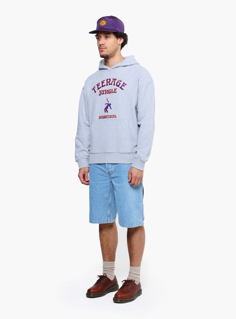 Sabbatical Teenage Jungle Hoodie Heather Grey