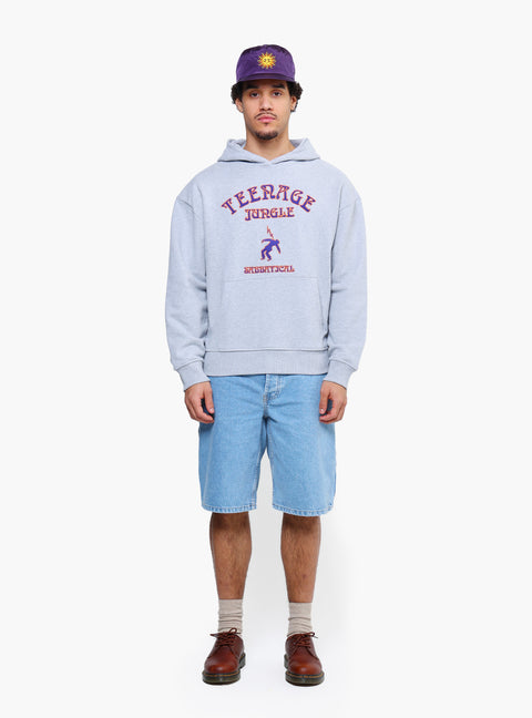 Sabbatical Teenage Jungle Hoodie Heather Grey