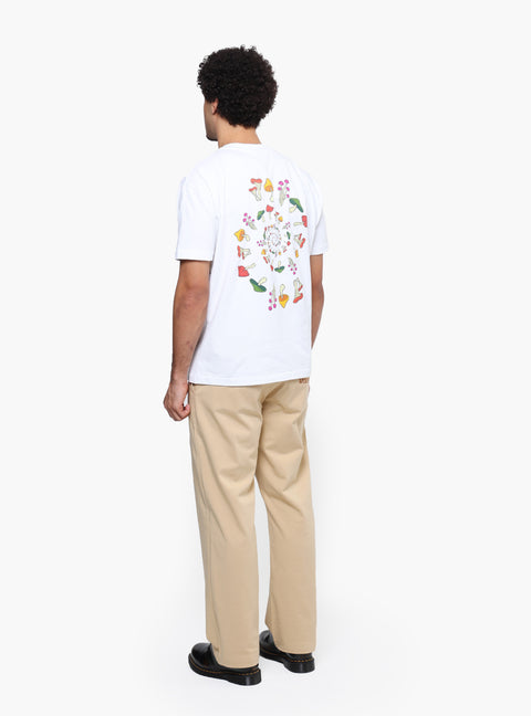 Sabbatical Dancing Shrooms T-Shirt White