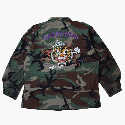 Sabbatical Recycle Program Army Camo Jacket 'Heuring'