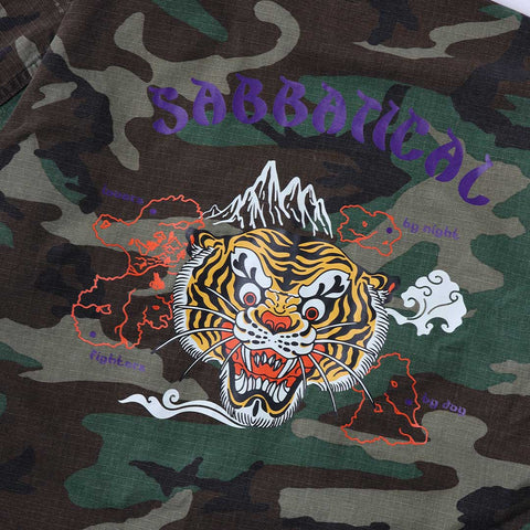 Sabbatical Recycle Program Army Camo Jacket 'Wilson'