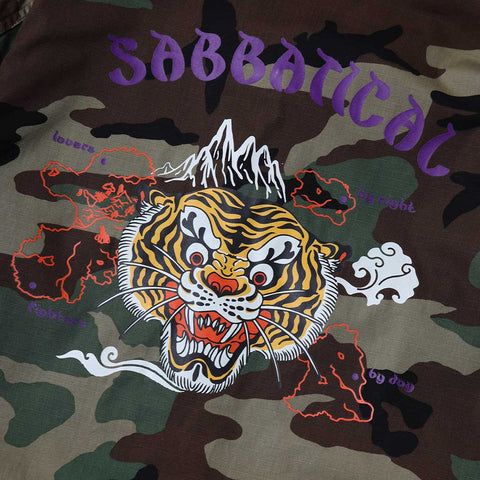 Sabbatical Recycle Program Army Camo Jacket 'Barclay'