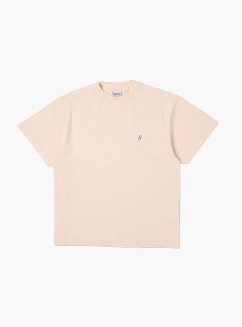 Sabbatical Script Logo T-Shirt Vanilla Green