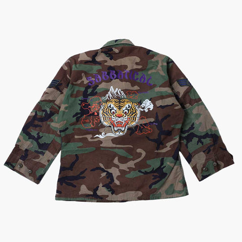 Sabbatical Recycle Program Army Camo Jacket 'Haiar'