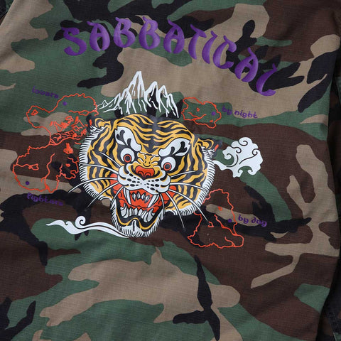 Sabbatical Recycle Program Army Camo Jacket 'Marschall'