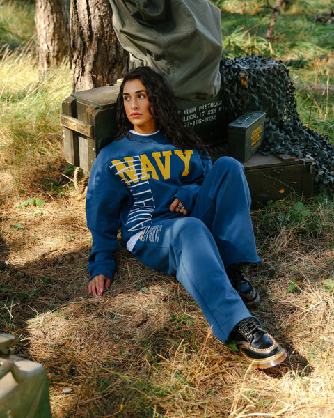 Sabbatical Navy Crewneck Navy