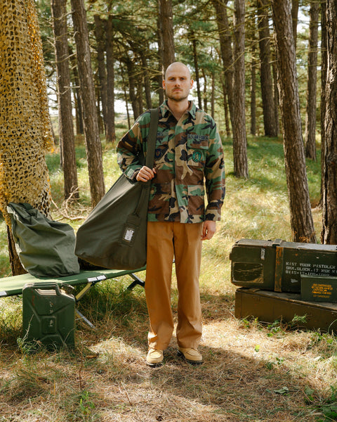 Sabbatical Recycle Program Army Camo Jacket 'Finn'