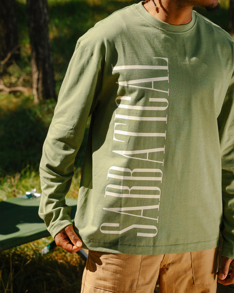 Sabbatical Logo Long Sleeve Shirt Army Green