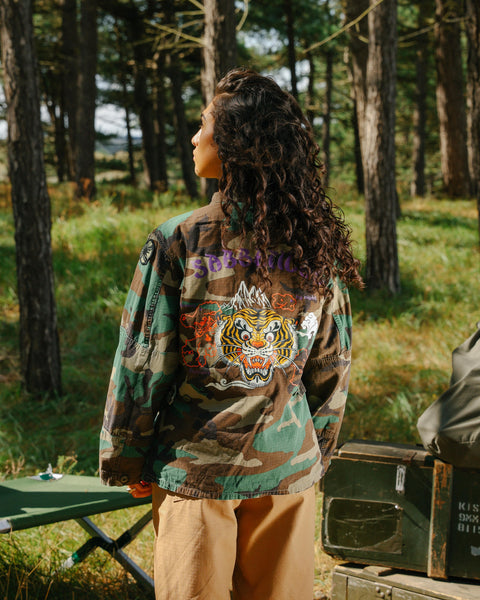 Sabbatical Recycle Program Army Camo Jacket 'Finn'