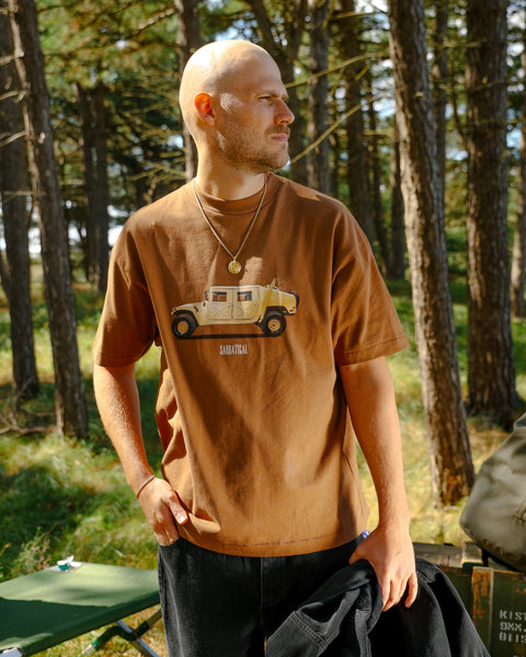 Sabbatical Hummer T-Shirt Mud Brown