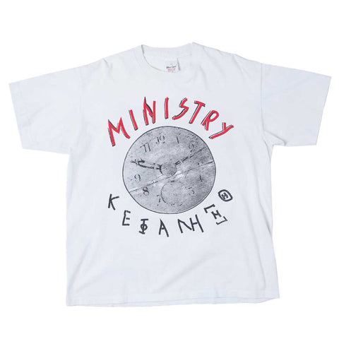 Vintage 90s Ministry 'ΚΕΦΑΛΗΞΘ' T-Shirt