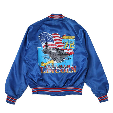 Vintage 80s Abraham Lincoln CVN-72 Jacket