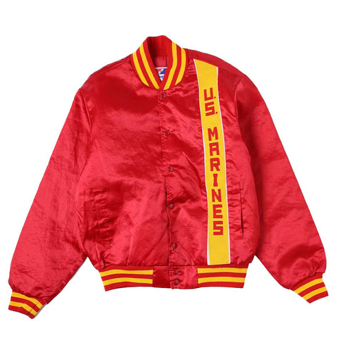 Vintage 80s U.S. Marines Satin Jacket