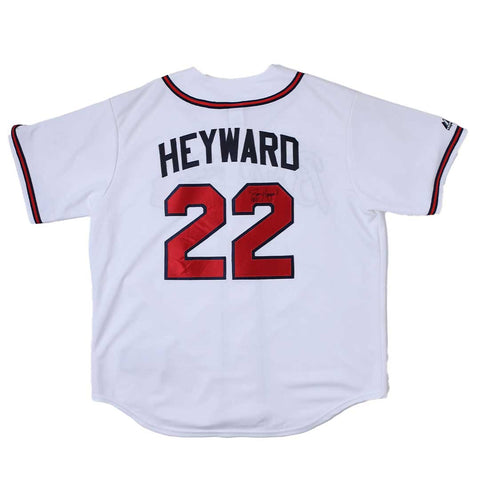 Vintage Atlanta Braves Jason Heyward Jersey Signed