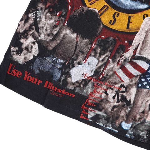 Vintage 90s Guns N' Roses 'Use Your Illusion Tour' T-Shirt